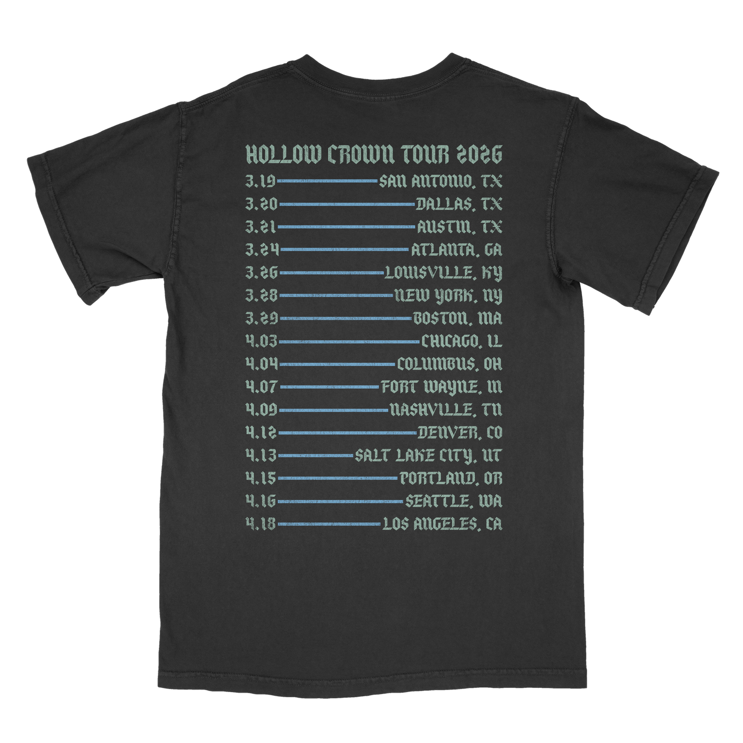 2026 Hollow Crown Tour Tee